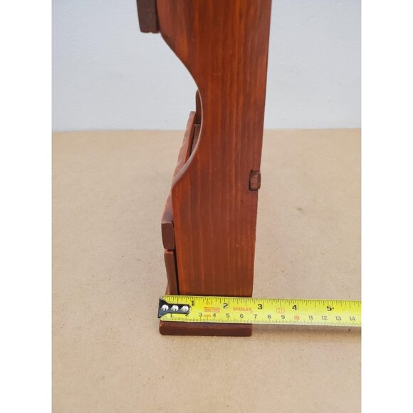 Wooden Spice Rack | Wall Mounted Spice Shelf | Spice Storage | Rustic Kitchen - Picture 10 of 10